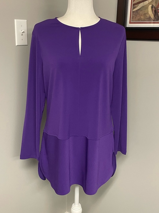 Lauren Ralph Lauren Tops - Lauren Ralph Lauren womens long sleeve blouse top size Large purple plum